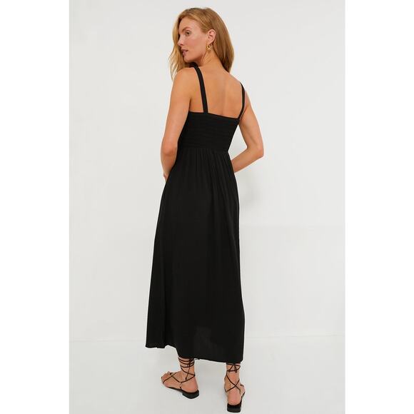 TUCKERNUCK Black Gillian Dress Size S NWT Retail $148 Tuckernuck - Picture 2 of 7